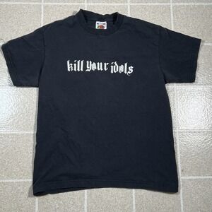 Vintage Kill Your Idols Spellout Tshirt Size Small Emo Grunge‎ Goth
